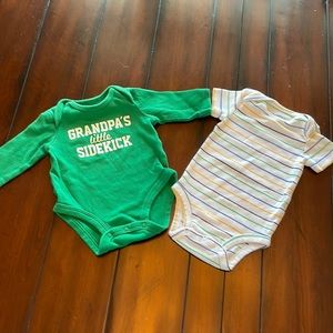 Carters 3 month onesies